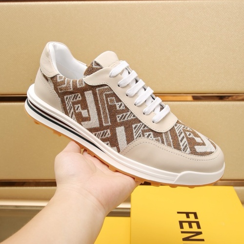 Replica Fendi Casual Shoes For Men #1257591 $88.00 USD for Wholesale