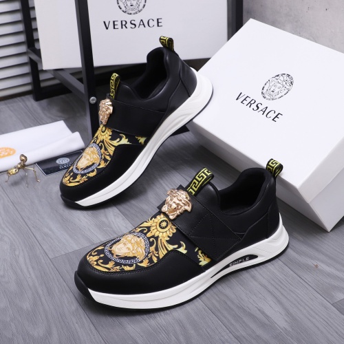 Versace Casual Shoes For Men #1257659 $76.00 USD, Wholesale Replica Versace Casual Shoes