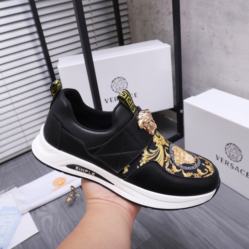 Replica Versace Casual Shoes For Men #1257659 $76.00 USD for Wholesale