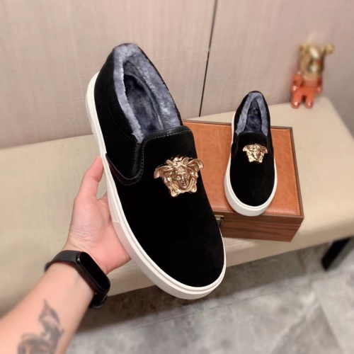 Versace Casual Shoes For Men #1257663 $64.00 USD, Wholesale Replica Versace Casual Shoes