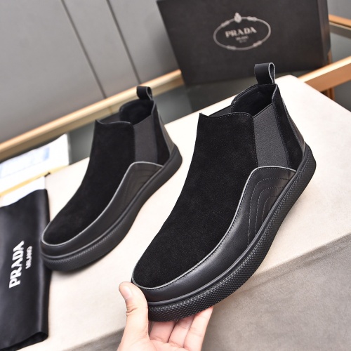 Prada Boots For Men #1257672 $82.00 USD, Wholesale Replica Prada Boots