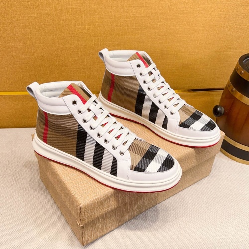 Burberry High Tops Shoes For Men #1257729 $80.00 USD, Wholesale Replica Burberry High Tops Shoes