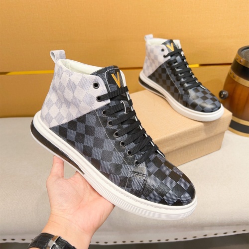 Replica Louis Vuitton High Tops Shoes For Men #1257734 $80.00 USD for Wholesale