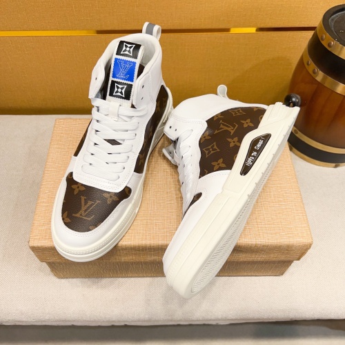 Replica Louis Vuitton High Tops Shoes For Men #1257735 $80.00 USD for Wholesale