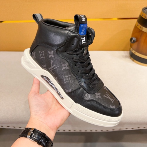 Replica Louis Vuitton High Tops Shoes For Men #1257736 $80.00 USD for Wholesale