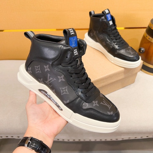 Replica Louis Vuitton High Tops Shoes For Men #1257736 $80.00 USD for Wholesale