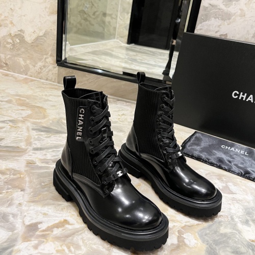 Chanel Boots For Women #1257760 $115.00 USD, Wholesale Replica Chanel Boots