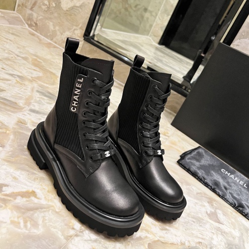 Chanel Boots For Women #1257761 $115.00 USD, Wholesale Replica Chanel Boots