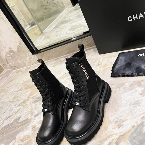 Replica Chanel Boots For Women #1257761 $115.00 USD for Wholesale