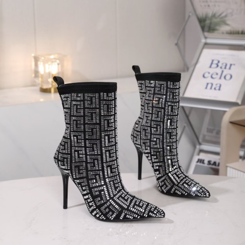 Replica Balmain Boots For Women #1257762 $112.00 USD for Wholesale