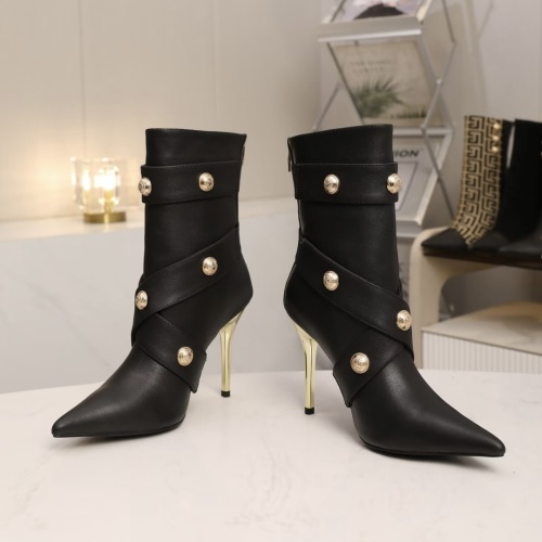 Replica Balmain Boots For Women #1257765 $112.00 USD for Wholesale