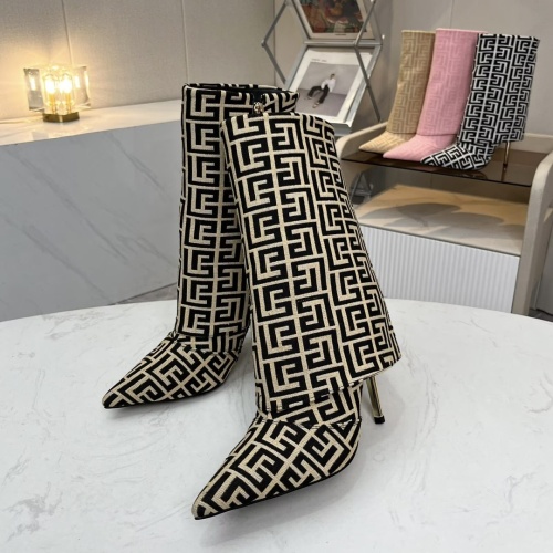 Replica Balmain Boots For Women #1257771 $112.00 USD for Wholesale