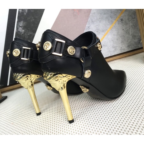 Replica Versace Boots For Women #1257773 $96.00 USD for Wholesale