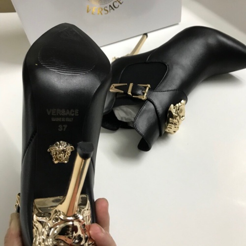 Replica Versace Boots For Women #1257775 $96.00 USD for Wholesale