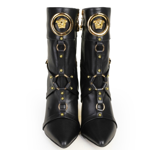 Replica Versace Boots For Women #1257776 $125.00 USD for Wholesale