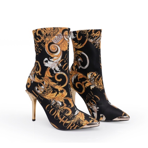 Versace Boots For Women #1257777 $96.00 USD, Wholesale Replica Versace Boots