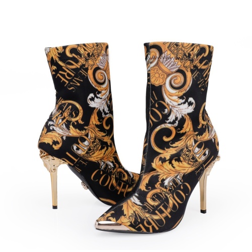 Replica Versace Boots For Women #1257777 $96.00 USD for Wholesale