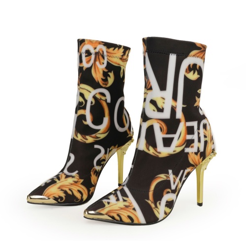 Versace Boots For Women #1257778 $96.00 USD, Wholesale Replica Versace Boots