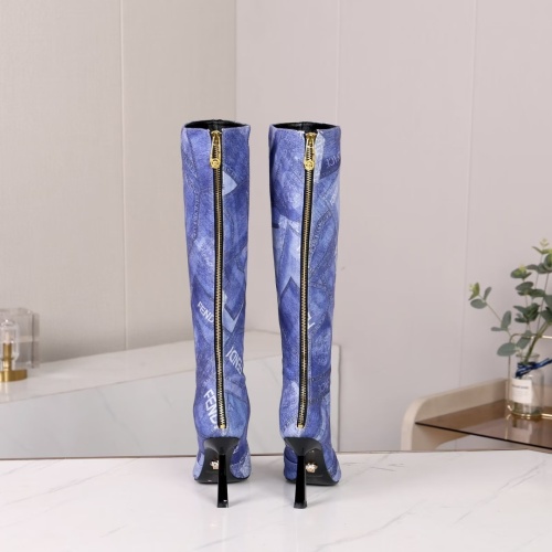 Replica Versace Boots For Women #1257781 $115.00 USD for Wholesale