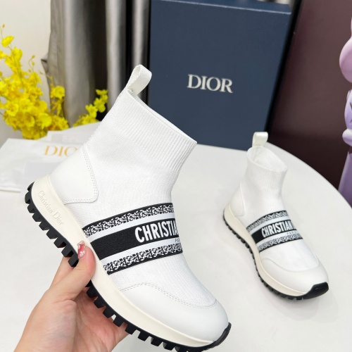 Replica Christian Dior Boots For Women #1257799 $96.00 USD for Wholesale