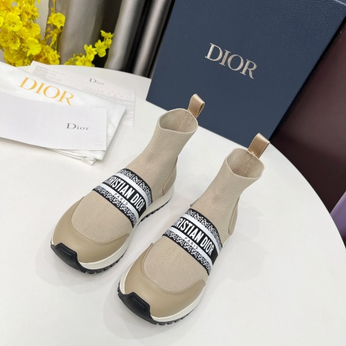 Replica Christian Dior Boots For Women #1257801 $96.00 USD for Wholesale