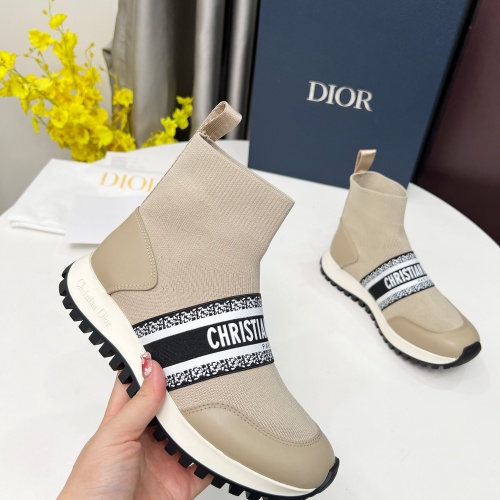 Replica Christian Dior Boots For Women #1257801 $96.00 USD for Wholesale