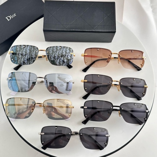 Replica Christian Dior AAA Quality Sunglasses #1257810 $52.00 USD for Wholesale