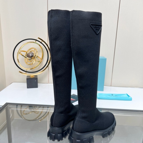 Replica Prada Boots For Women #1257853 $96.00 USD for Wholesale