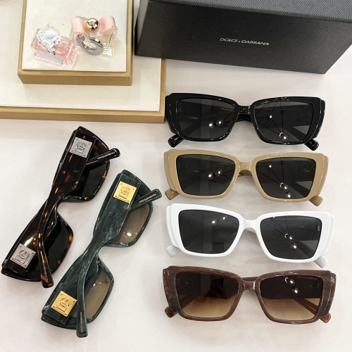 Replica Dolce & Gabbana AAA Quality Sunglasses #1257858 $60.00 USD for Wholesale