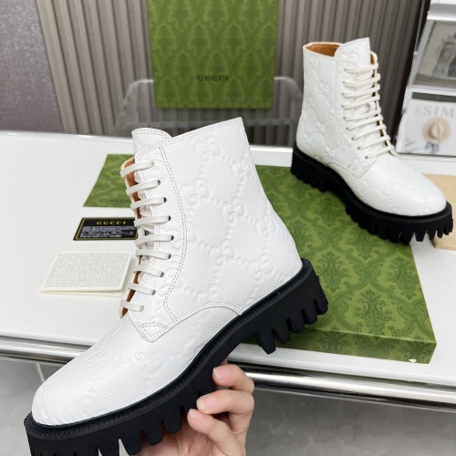 Replica Gucci Boots For Women #1257864 $105.00 USD for Wholesale