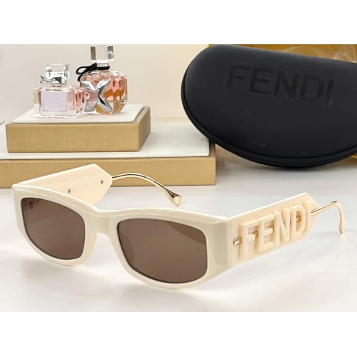 Fendi AAA Quality Sunglasses #1257871 $72.00 USD, Wholesale Replica Fendi AAA Quality Sunglasses