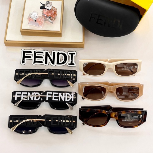 Replica Fendi AAA Quality Sunglasses #1257871 $72.00 USD for Wholesale