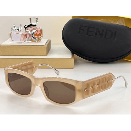 Fendi AAA Quality Sunglasses #1257872 $72.00 USD, Wholesale Replica Fendi AAA Quality Sunglasses