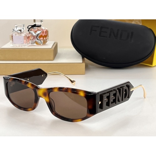 Fendi AAA Quality Sunglasses #1257873 $72.00 USD, Wholesale Replica Fendi AAA Quality Sunglasses