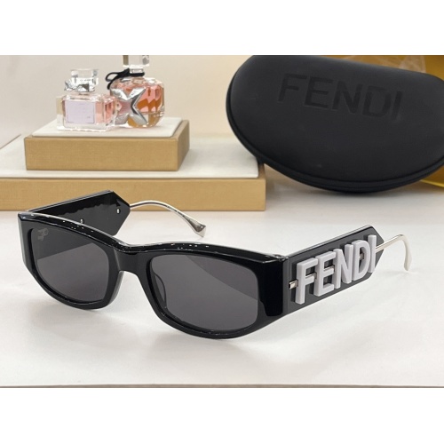 Fendi AAA Quality Sunglasses #1257874 $72.00 USD, Wholesale Replica Fendi AAA Quality Sunglasses