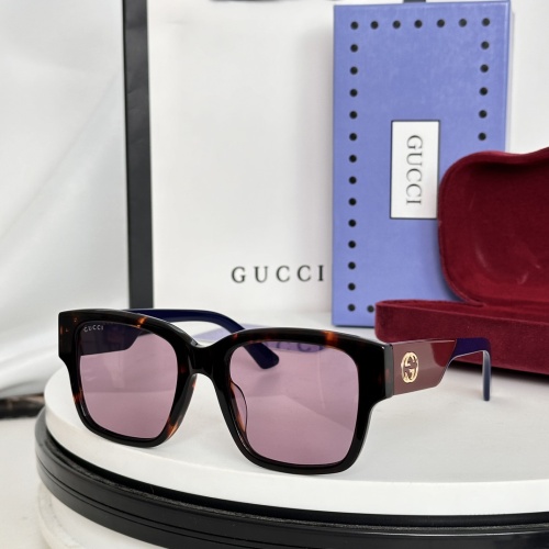 Gucci AAA Quality Sunglasses #1257881 $45.00 USD, Wholesale Replica Gucci AAA Quality Sunglasses