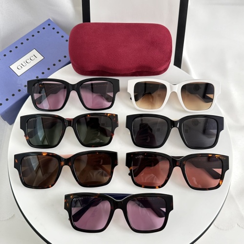 Replica Gucci AAA Quality Sunglasses #1257881 $45.00 USD for Wholesale