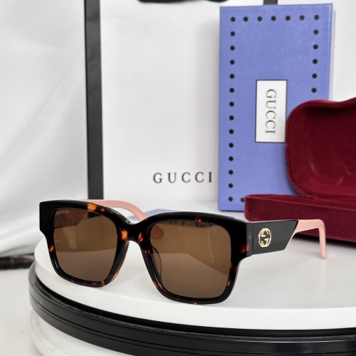 Gucci AAA Quality Sunglasses #1257884 $45.00 USD, Wholesale Replica Gucci AAA Quality Sunglasses