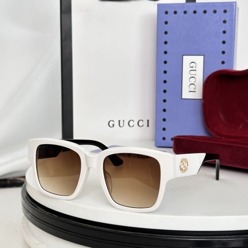 Gucci AAA Quality Sunglasses #1257885 $45.00 USD, Wholesale Replica Gucci AAA Quality Sunglasses