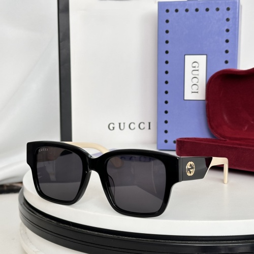 Gucci AAA Quality Sunglasses #1257886 $45.00 USD, Wholesale Replica Gucci AAA Quality Sunglasses