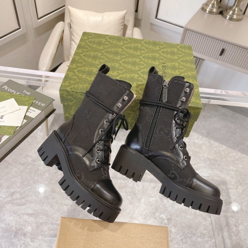 Gucci Boots For Women #1257888 $105.00 USD, Wholesale Replica Gucci Boots