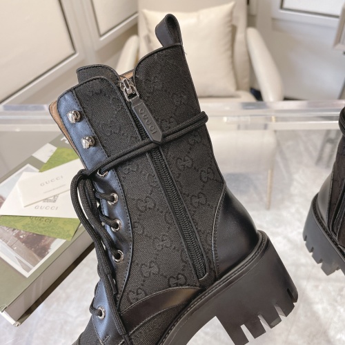 Replica Gucci Boots For Women #1257889 $105.00 USD for Wholesale