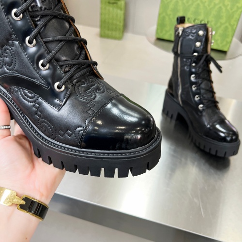 Replica Gucci Boots For Women #1257891 $112.00 USD for Wholesale