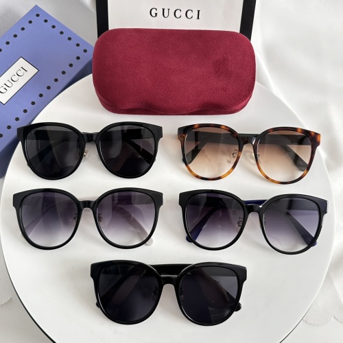 Replica Gucci AAA Quality Sunglasses #1257893 $48.00 USD for Wholesale