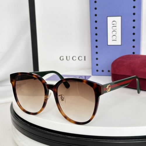 Gucci AAA Quality Sunglasses #1257896 $48.00 USD, Wholesale Replica Gucci AAA Quality Sunglasses