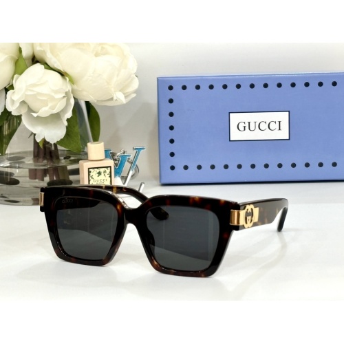 Gucci AAA Quality Sunglasses #1257899 $52.00 USD, Wholesale Replica Gucci AAA Quality Sunglasses