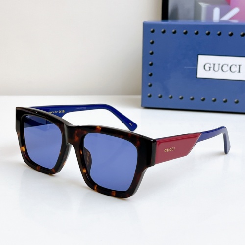 Gucci AAA Quality Sunglasses #1257905 $52.00 USD, Wholesale Replica Gucci AAA Quality Sunglasses