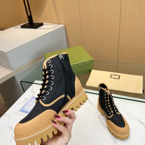 Replica Gucci Boots For Women #1257908 $98.00 USD for Wholesale