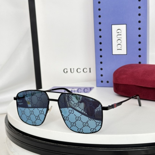 Gucci AAA Quality Sunglasses #1257909 $52.00 USD, Wholesale Replica Gucci AAA Quality Sunglasses