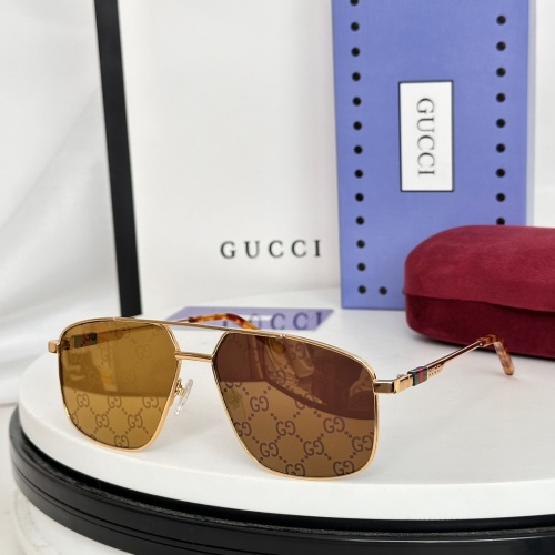 Gucci AAA Quality Sunglasses #1257910 $52.00 USD, Wholesale Replica Gucci AAA Quality Sunglasses